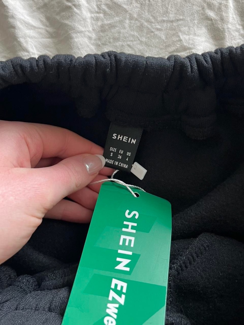 SHEIN Women’s Black Elastic-Waist Sweatpants -never worn with tags!